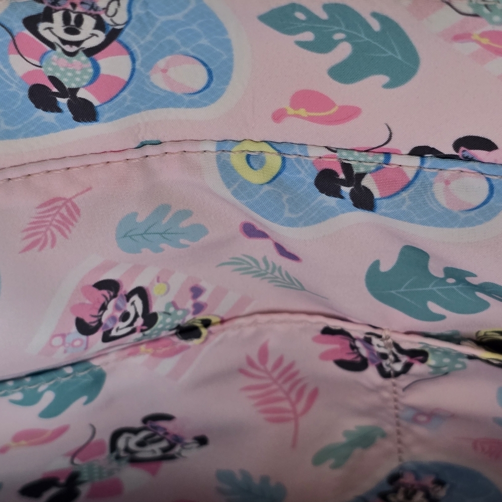 Loungefly Disney Minnie Mouse Tropical Paradise Tote Nwt - Picture 4 of 5